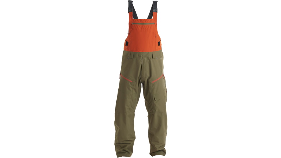 FlyLow Firebird Bib - Men's -Army/Rust-32 in-Large