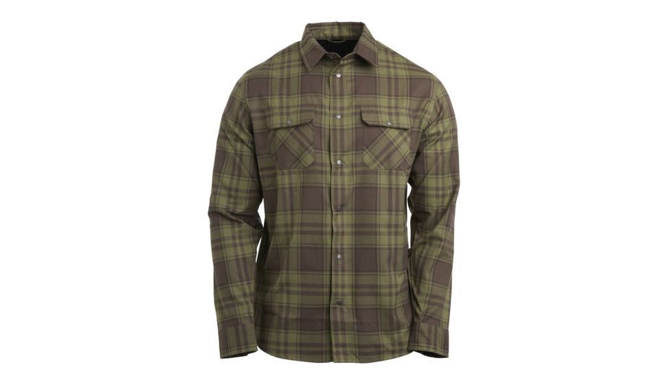 FlyLow Handlebar Flannel - Mens, Seaweed/Fernet/Black, Large, 0710-1804
