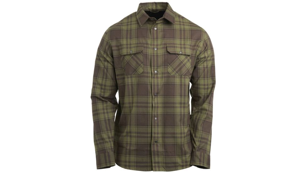 FlyLow Handlebar Flannel - Mens, Seaweed/Fernet/Black, Large, 0710-1804