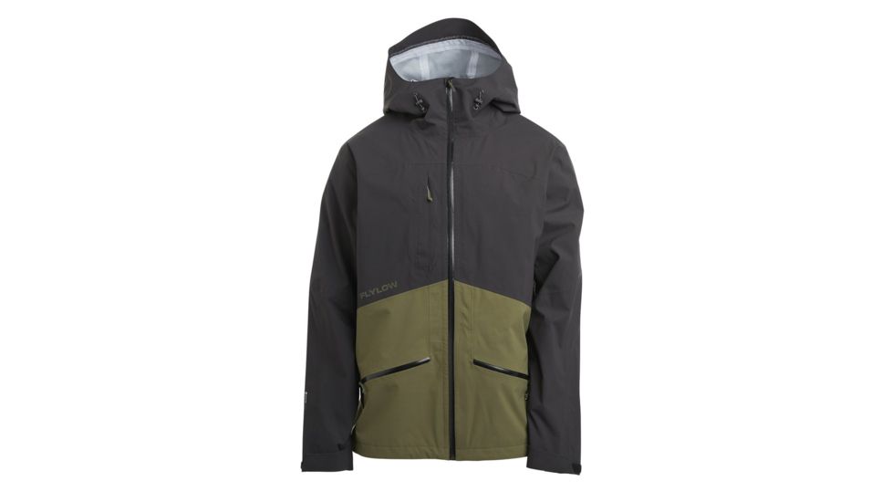 FlyLow Higgins 2.1 Jacket - Mens, Black/Seaweed, Large, 2340-1804