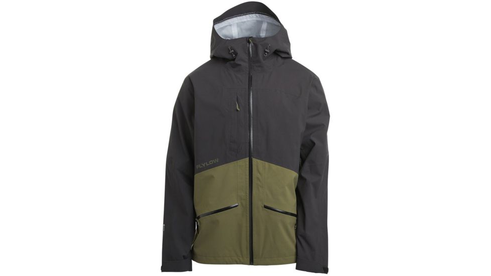 FlyLow Higgins 2.1 Jacket - Mens, Black/Seaweed, Large, 2340-1804