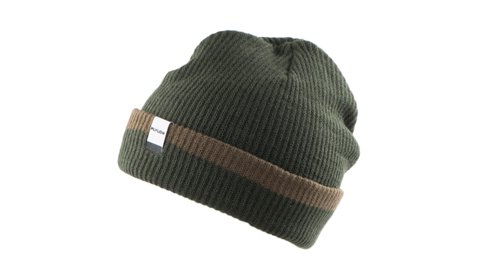 FlyLow Longshoreman Beanie - Men's-Military/Stone