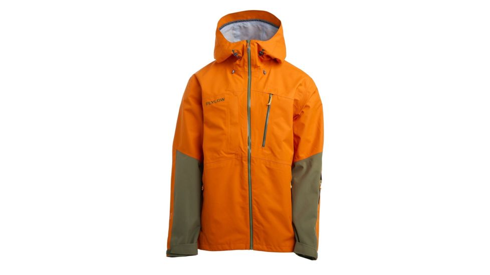 FlyLow Quantum Jacket - Mens, Aperol/Seaweed, Medium, 2120-1803