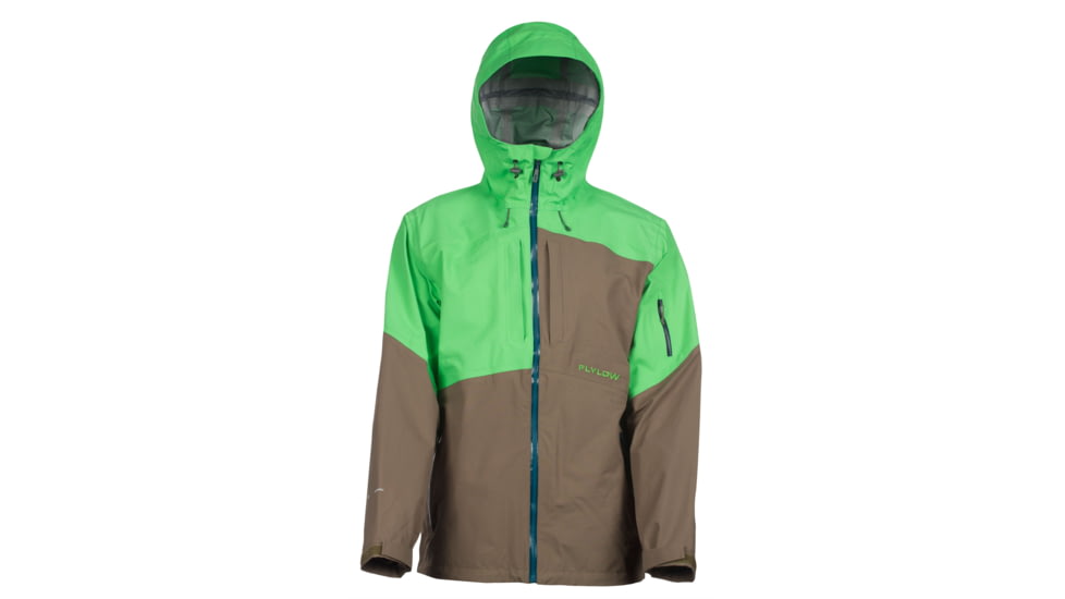 FlyLow Quantum Pro Jacket - Men's-Stone/Green-Large