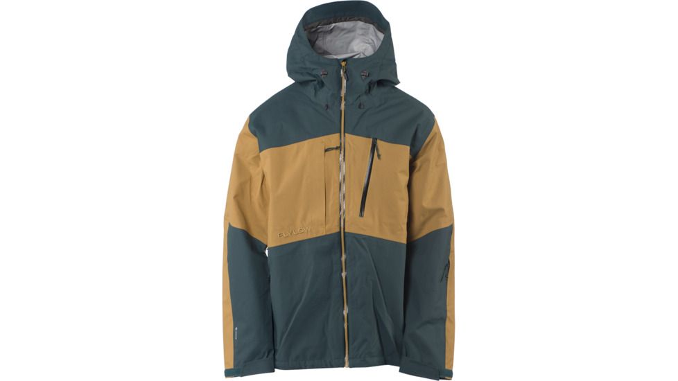 FlyLow Quantum Pro Jacket - Men's-Trawler/Maize-Large