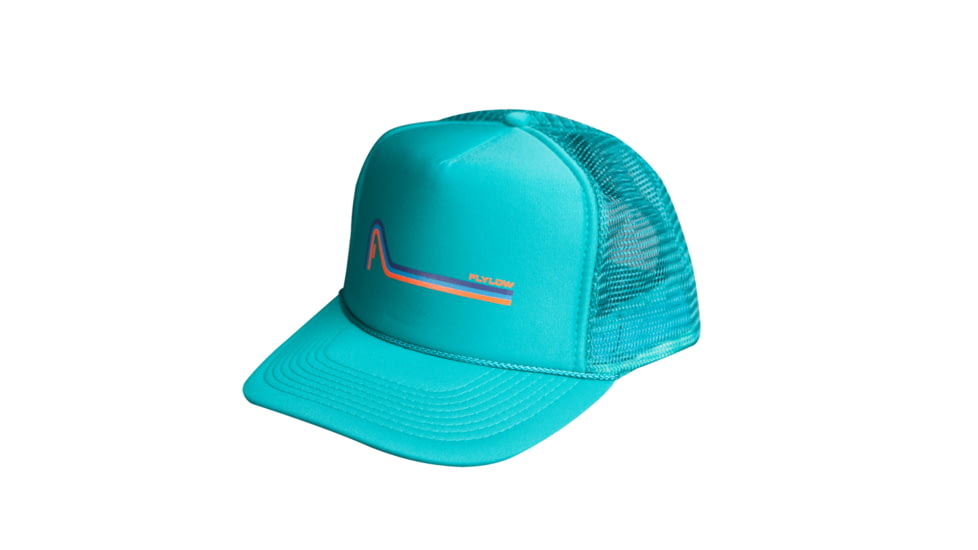 FlyLow Retro Trucker Hat - Men's-Jade