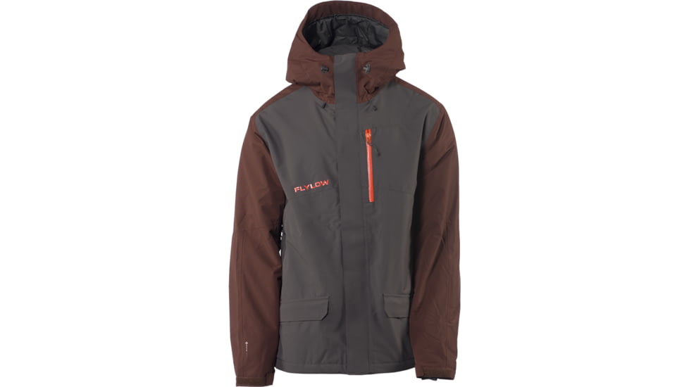 FlyLow Roswell Insulated Jacket - Men's-Granite/Cola-X-Large
