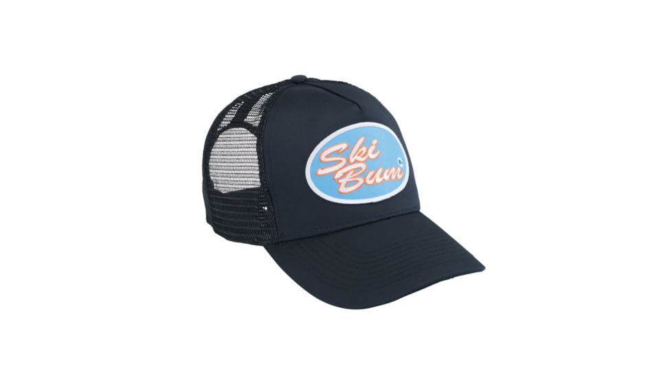 FlyLow Ski Bum Trucker Cap - Men's-Black