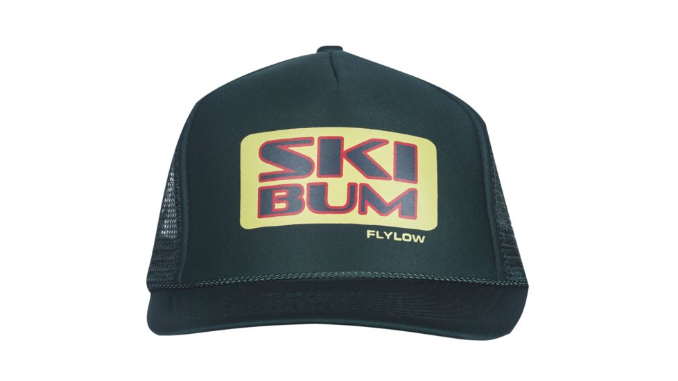 FlyLow Ski Bum Trucker Cap - Mens-Forest