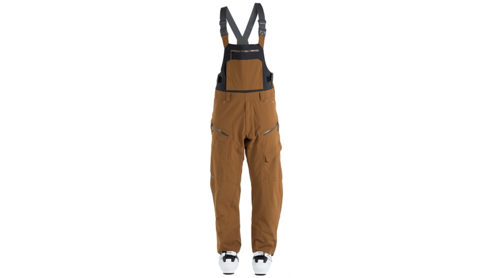 FlyLow Smoke Jumper Bib - Men's-Sepia/Black-Small-Regular Inseam