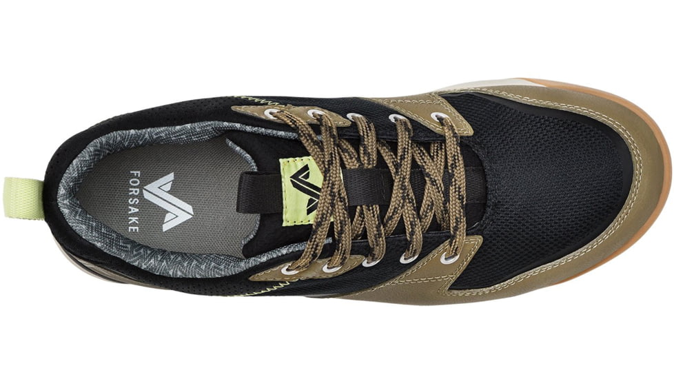Forsake Banks Low Top Hiking Boots - Men's, Black/Olive, 10.5, MSS21B3-978-105