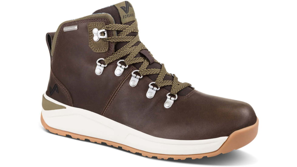 Forsake Halden Waterproof Hiking Sneaker High Boots - Men's, Mocha/Olive, 10, MFW19W4-219-10