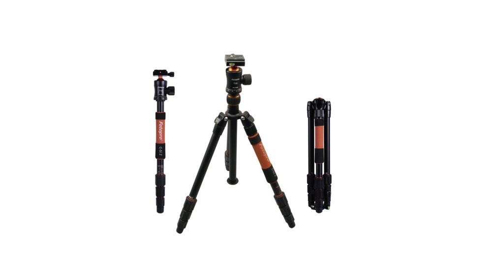 Fotopro C5i Tripod Kit, Orange, C5i Orange
