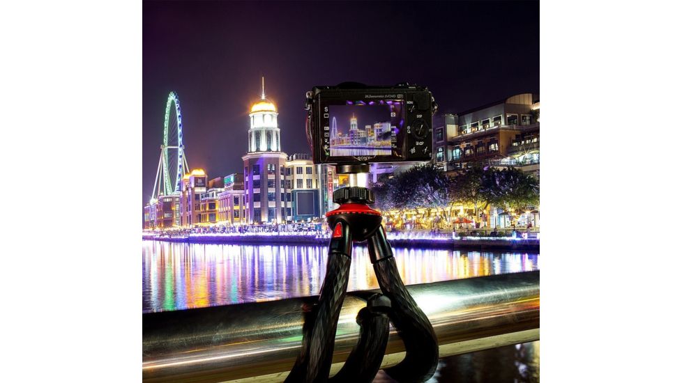 Fotopro UFO2 Flexible Tripod, Black/Red, Regular, FPUFO2