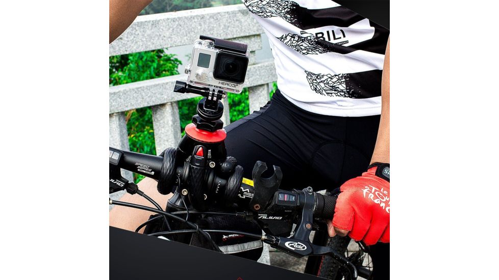 Fotopro UFO2 Flexible Tripod, Black/Red, Regular, FPUFO2