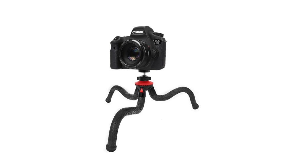 Fotopro UFO2 Flexible Tripod, Black/Red, Regular, FPUFO2