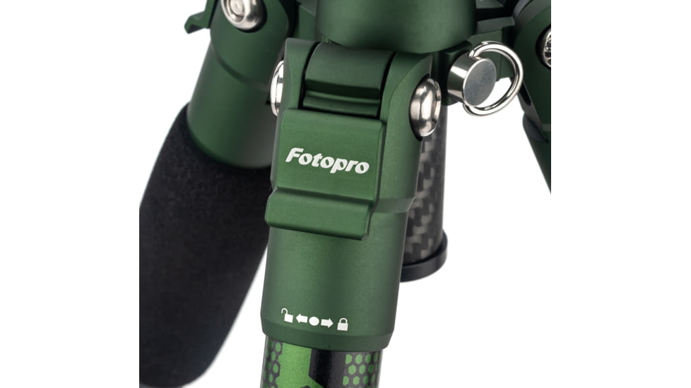 Fotopro X-Aircross Mini Carbon Tripod Kit, Green, X-Aircross1MiniCarbonGreen