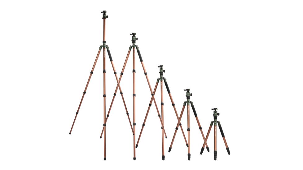 Fotopro X-Go Predator Tripod Kit, Green/Brown, Max FPXGO PredatorG