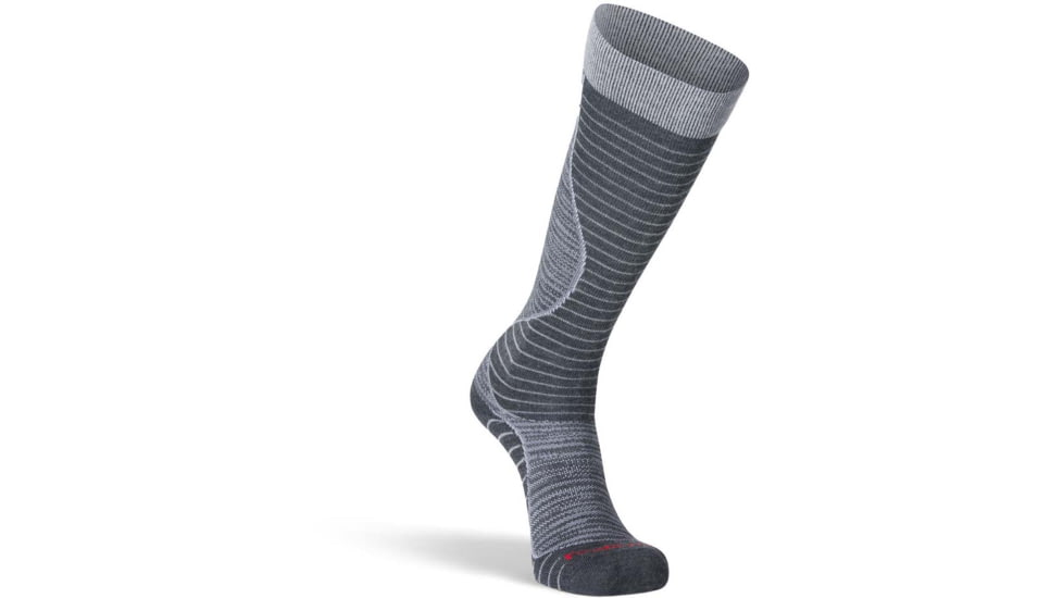 Fox River Carve Ultra-Lightweight Over-The-Calf Ski and Snowboard Sock - Womens, Charcoal, Medium, 114558