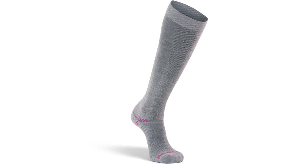 Fox River Chamonix Lightweight Over-the-Calf Ski and Snowboard Sock - Womens, Grey, Large, 124427