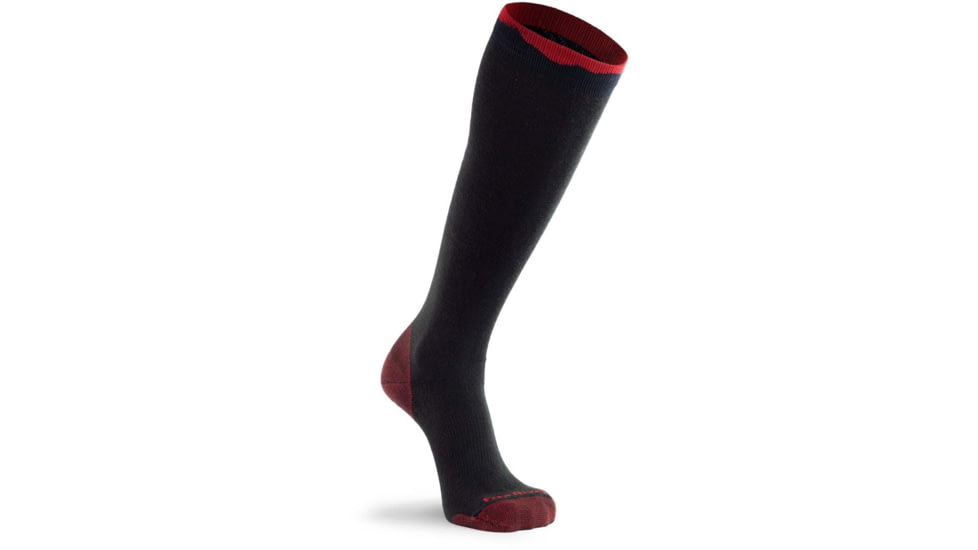 Fox River Courchevel Ultra-Lightweight Over-the-Calf Ski and Snowboard Sock - Mens, Black, Extra Large, 123450