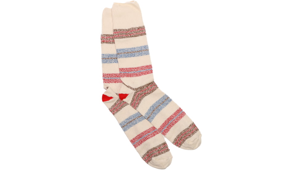 Fox River Crafting Stripe Lightweight Crew Crafting Sock - Mens, Brown, Large, 199540