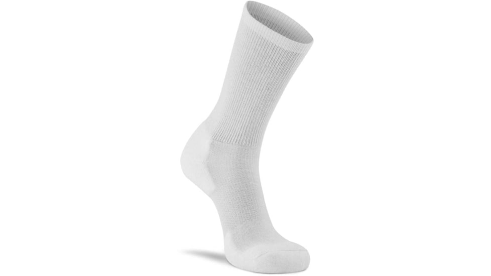 Fox River Diabetic Lightweight Crew Sock - Mens, 2 per Pack, White, Large, 192823