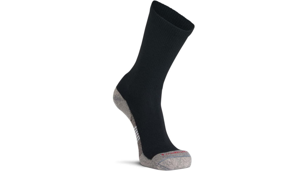 Fox River Diabetic Plus Lightweight Crew Sock - Mens, Black/Iron, Medium, 150380