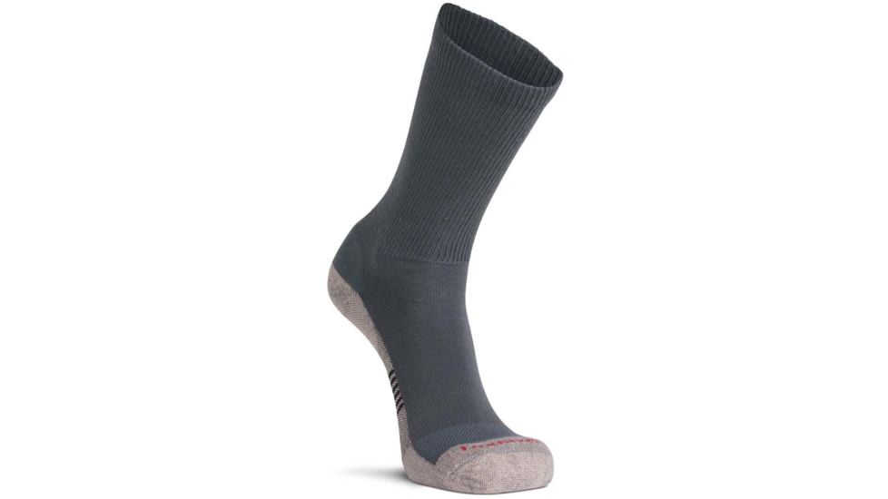 Fox River Diabetic Plus Lightweight Crew Sock - Mens, Charcoal, Large, 156597