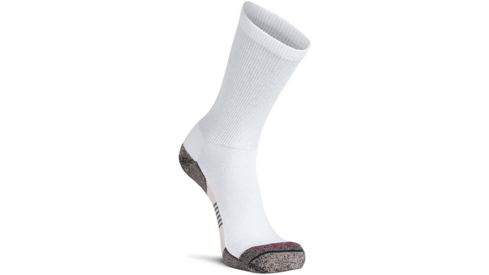 Fox River Diabetic Plus Lightweight Crew Sock - Mens, White/Black, Medium, 147271