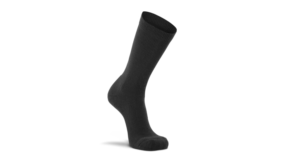 Fox River Dress Lightweight Crew Military Sock BDFF20BC, Black, Large, 112236