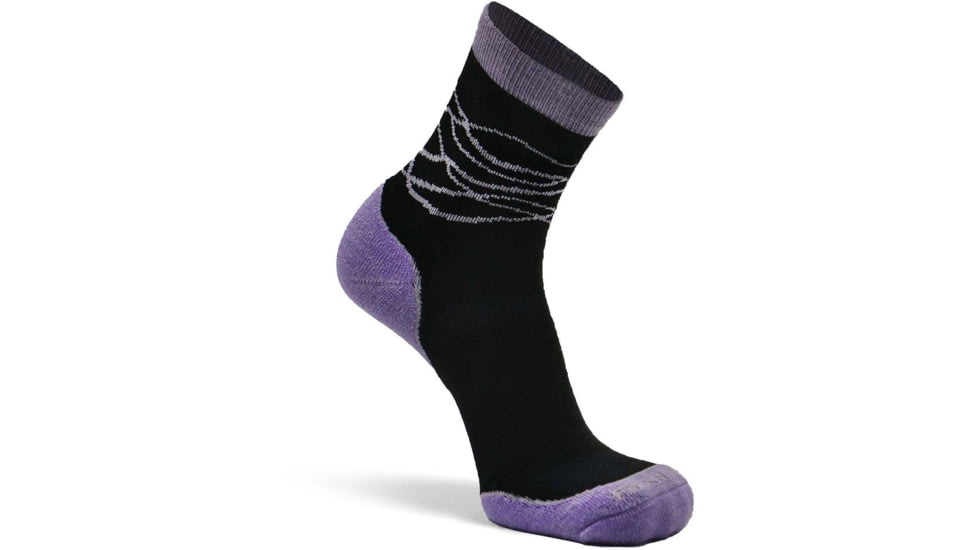 Fox River Dundee Medium Weight Crew Hiking Sock - Womens, Black, Large, 115977