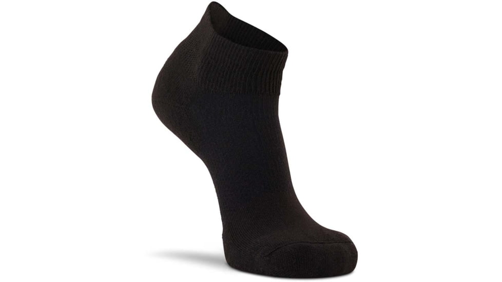 Fox River Her Diabetic Lightweight Quarter Crew Sock - Womens, 2 per Pack, Black, Medium, 184849