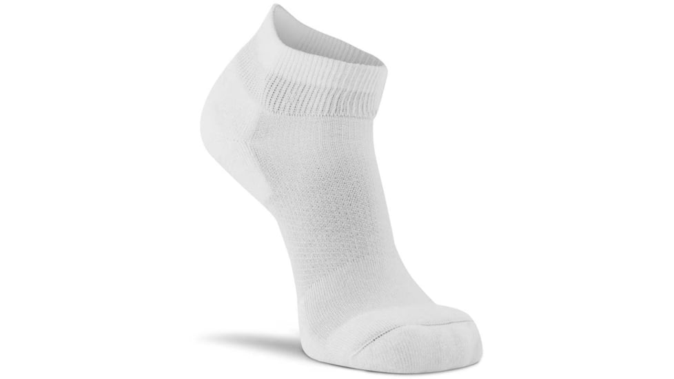 Fox River Her Diabetic Lightweight Quarter Crew Sock - Womens, 2 per Pack, White, Medium, 167667