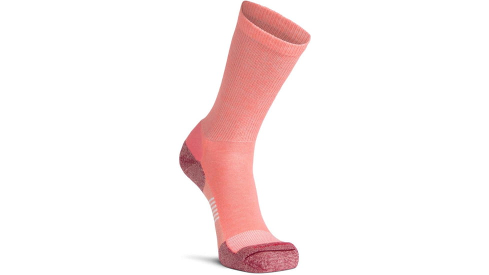 Fox River Her Diabetic Plus Lightweight Crew Sock - Womens, Coral, Medium, 159713