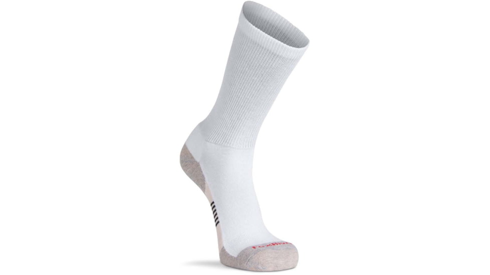 Fox River Her Diabetic Plus Lightweight Crew Sock - Womens, White/Grey, Medium, 158154