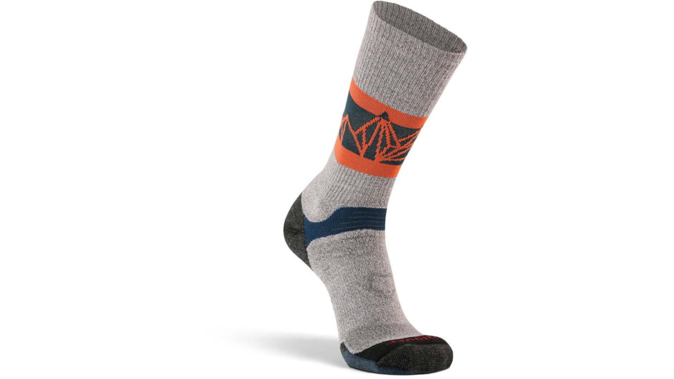 Fox River Highland MX2 Lightweight Crew Hiking Sock - Mens, Grey Heather, Extra Large, 123446