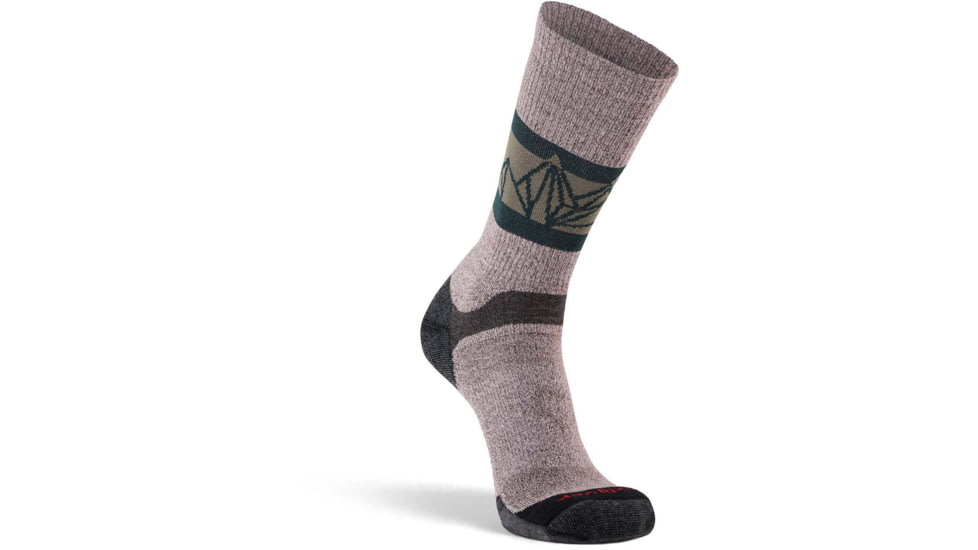 Fox River Highland MX2 Lightweight Crew Hiking Sock - Mens, Light Brown Heather, Medium, 180196