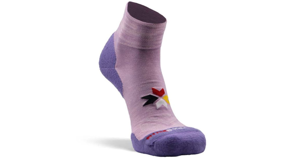 Fox River Inyanka Medium Weight Quarter Crew Running Sock - Womens, Lavender, Medium, 101907