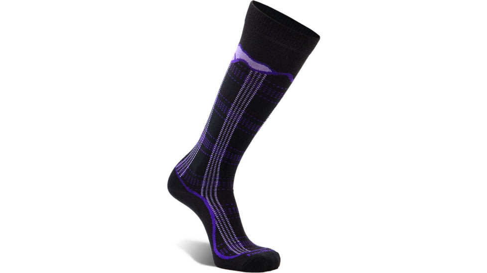 Fox River Kicker Ultra-Lightweight Over-the-Calf Ski and Snowboard Sock - Womens, Black, Small, 136416