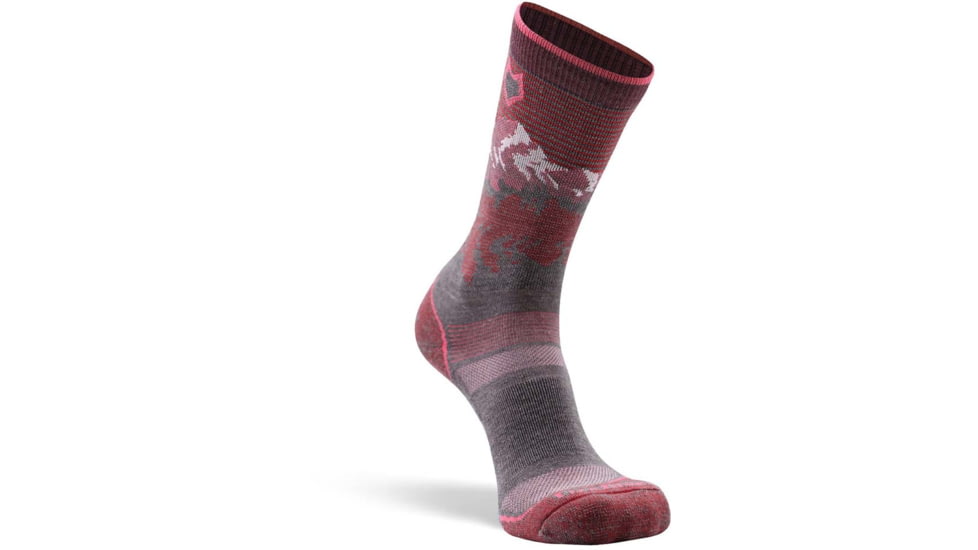 Fox River Krakatoa Lightweight Crew Hiking Sock - Womens, Pink, Medium, 130147