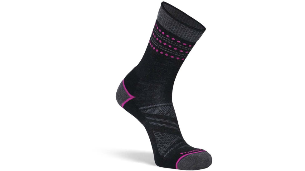 Fox River Long Trail Lightweight Crew Hiking Sock - Womens, Black, Medium, 193517