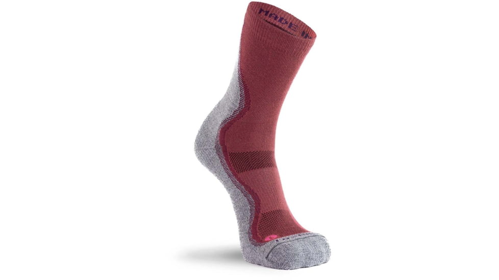 Fox River Maple Lightweight Crew Hiking Sock - Womens, Earth Red, Large, 158122