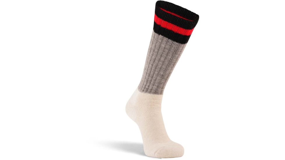 Fox River Outdoorsox Extra-Heavyweight Mid-Calf Boot &amp; Field Sock - Mens, Grey/Black, Medium, 166462