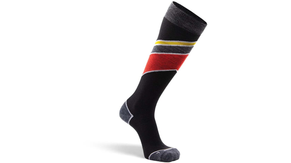 Fox River Peakheat Bomber Ultra-Lightweight Over-the-Calf Ski and Snowboard Sock - Mens, Charcoal, Medium, 192676