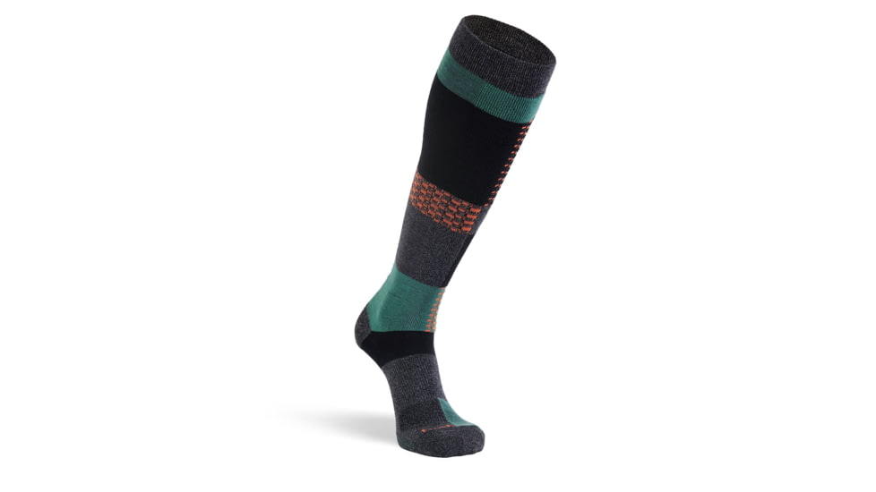 Fox RiverR Socks Mens Peakheat Park Rat Lightweight Over-the-Calf Ski and Snowboard Sock, 144553