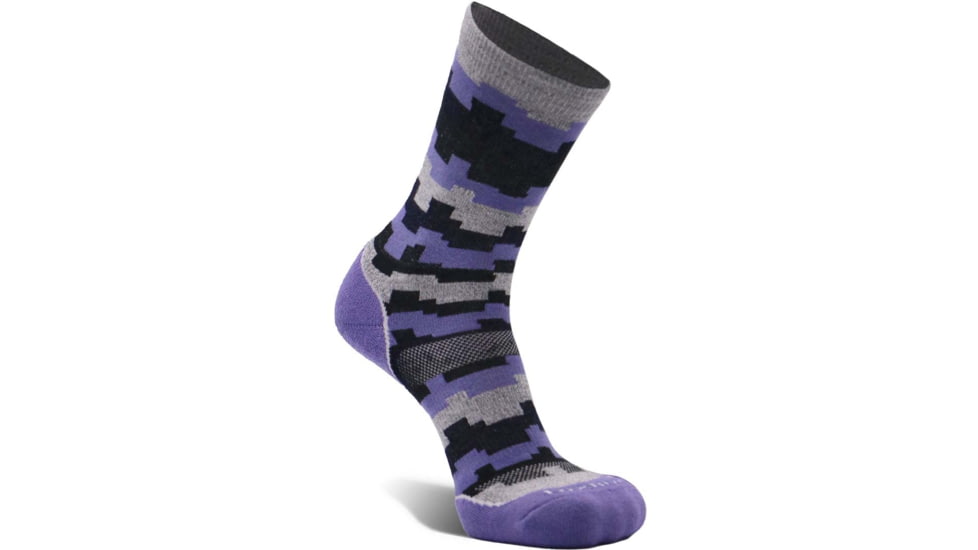 Fox River Sedona Medium Weight Crew Hiking Sock - Womens, Grey/Violet, Large, 137671