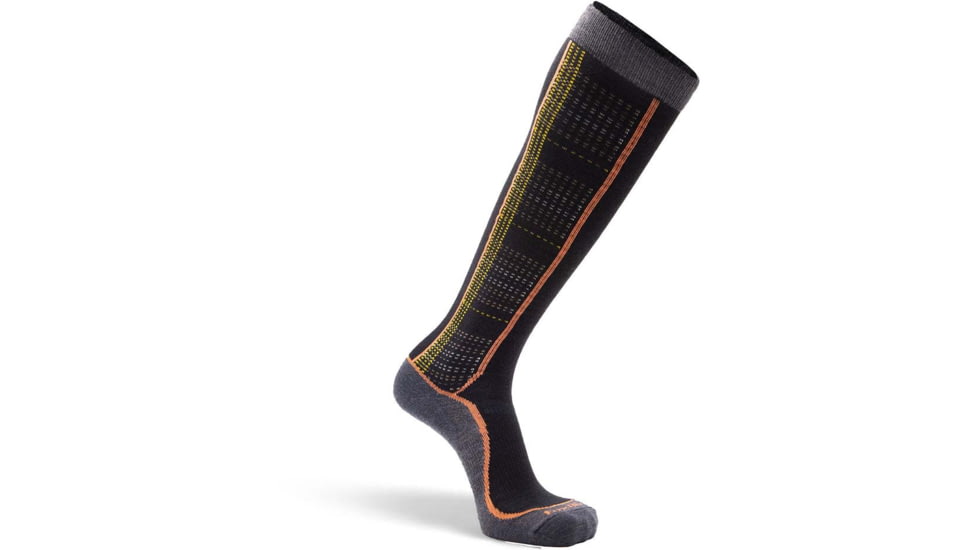 Fox River Table Top Ultra-Lightweight Over-the-Calf Ski and Snowboard Sock - Mens, Black, Extra Large, 100322