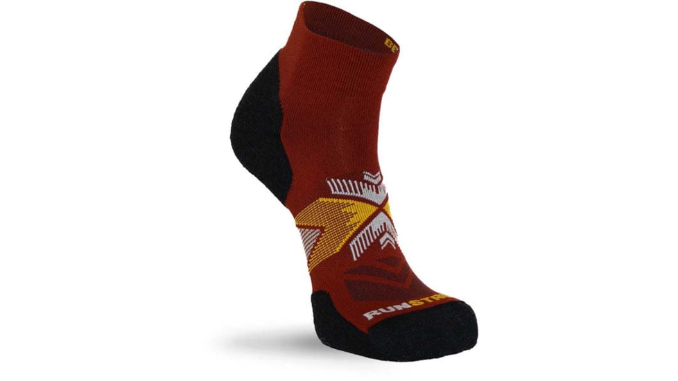 Fox River Upland Medium Weight Quarter Crew Running Sock - Mens, Red, Large, 191087