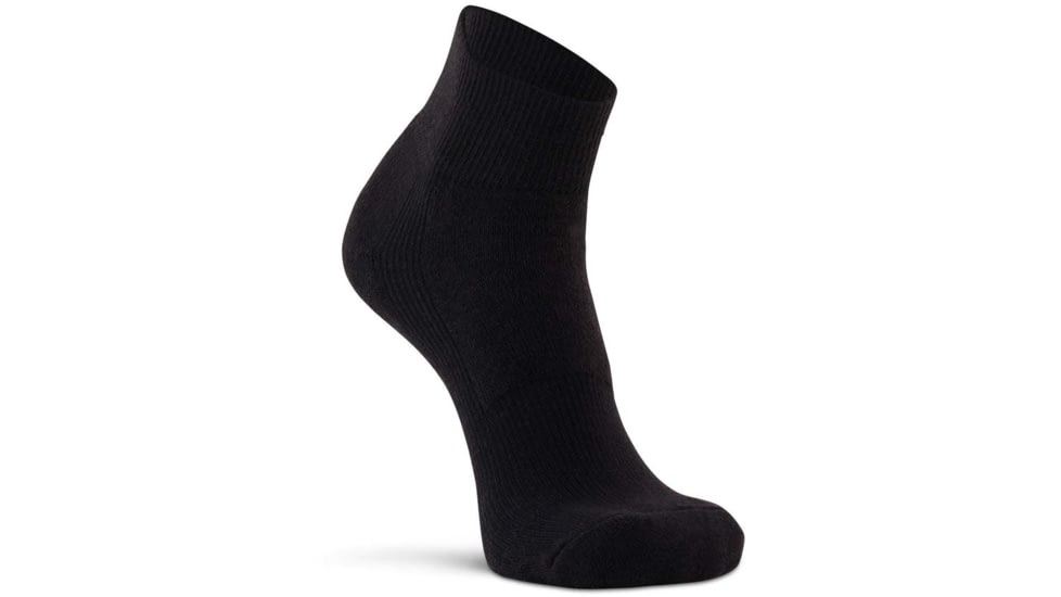 Fox River Wick Dry Walker Lightweight Quarter Crew Everyday Sock - Womens, Black, Medium, 142812